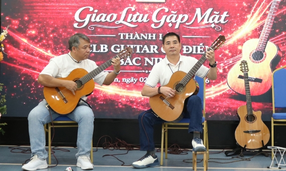 Chi hội Âm nhạc ra mắt Câu lạc bộ Guitar cổ điển tỉnh Bắc Ninh